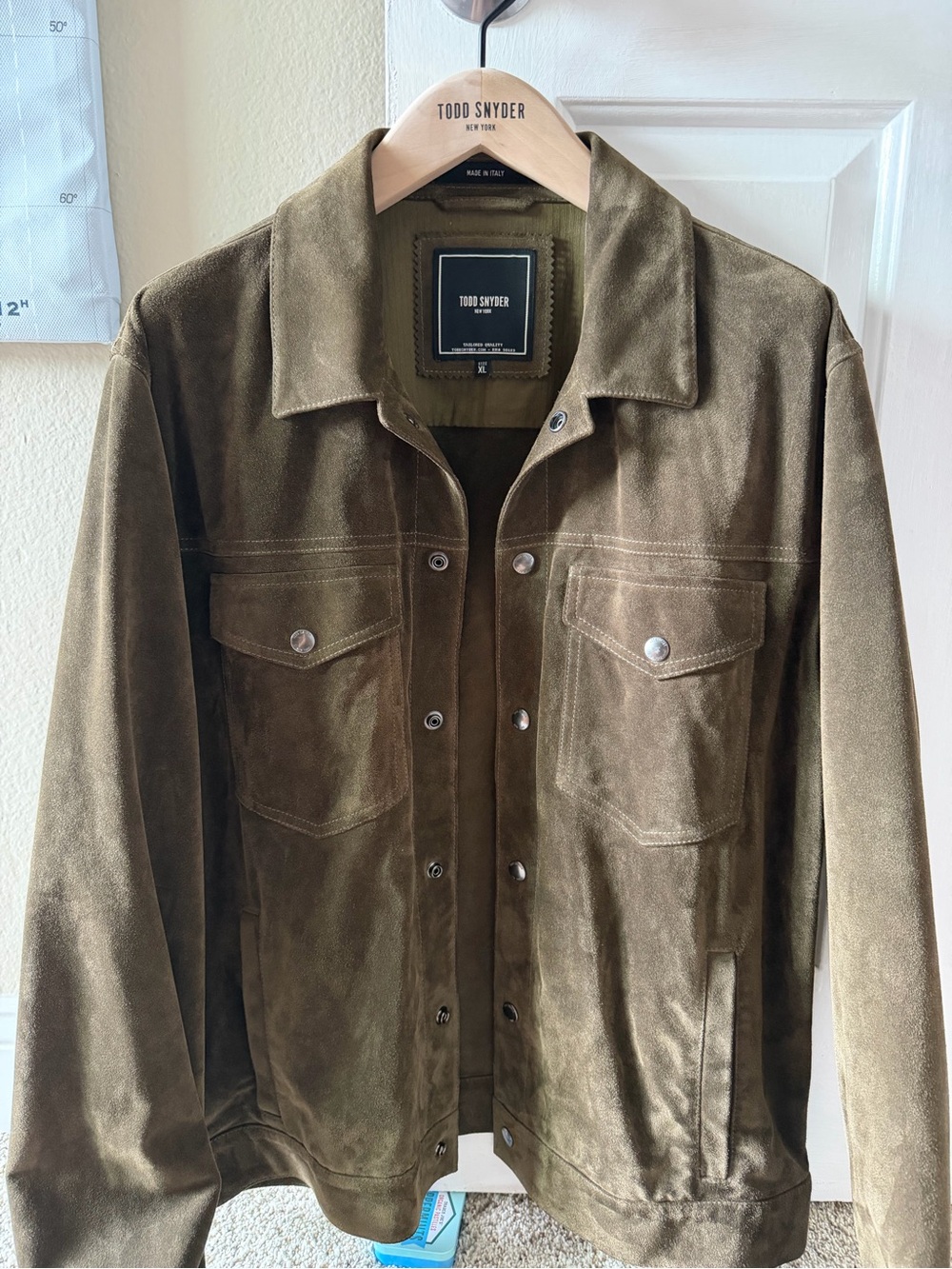 Todd Snyder Green
Suede Dylan Jacket - Picture 2 of 5